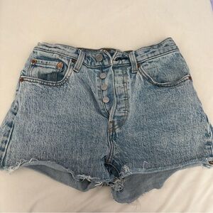 Levi's 501 Light Wash Shorts